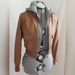 Miss London Faux Leather Jacket